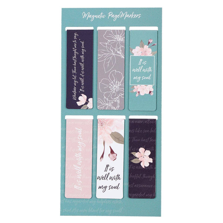 It Is Well Magnetic Bookmark Set - Premium Books and Devotionals from Christian Art Gifts - Just $4.95! Shop now at Pat's Monograms