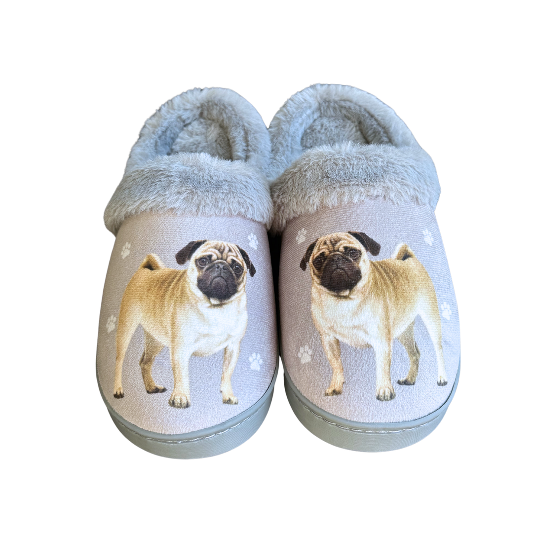 Pug Snuggs Slippers - Premium Slippers from E&S Pets - Just $24.95! Shop now at Pat's Monograms