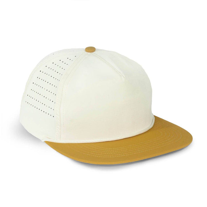 RIVER | Ivory & Mustard - Premium hat from Wild Bills Blanks - Just $23.95! Shop now at Pat's Monograms