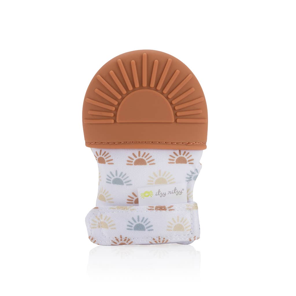 Itzy Mitt™ Silicone Teething Mitts: Dinosaur - Premium teethers from Itzy Ritzy - Just $9.95! Shop now at Pat's Monograms