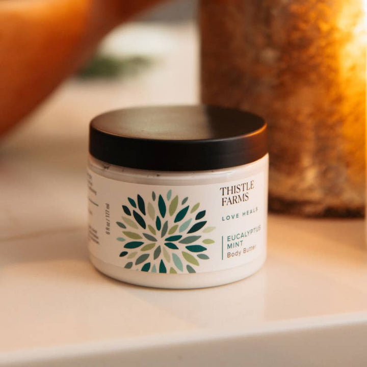 Hydrating Eucalyptus Mint Body Butter 6 oz - Premium lotion from Thistle Farms - Just $20! Shop now at Pat's Monograms