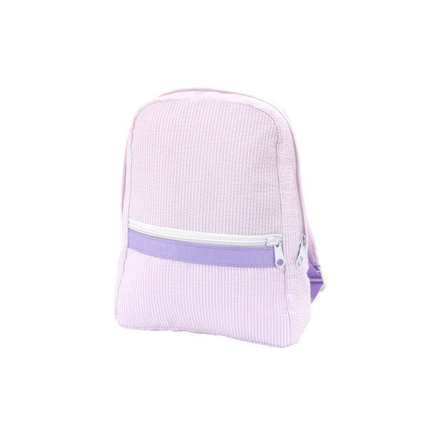 Small Seersucker Backpacks - Premium Backpack from Mint - Just $26.95! Shop now at Pat's Monograms