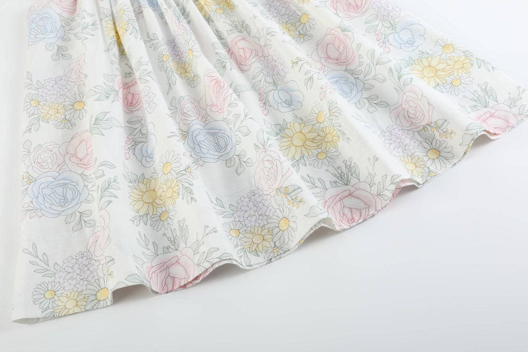 Bouquet Floral Smocked Bishop Dress - Premium Baby & Toddler Dresses from Lil Cactus - Just $36.95! Shop now at Pat's Monograms