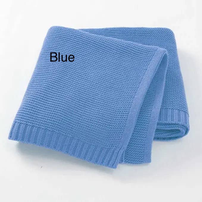 Knitted 100% Cotton Nap Time Blanket - Premium Baby Gift from Zsa Zsa & LoLLi - Just $32.95! Shop now at Pat's Monograms