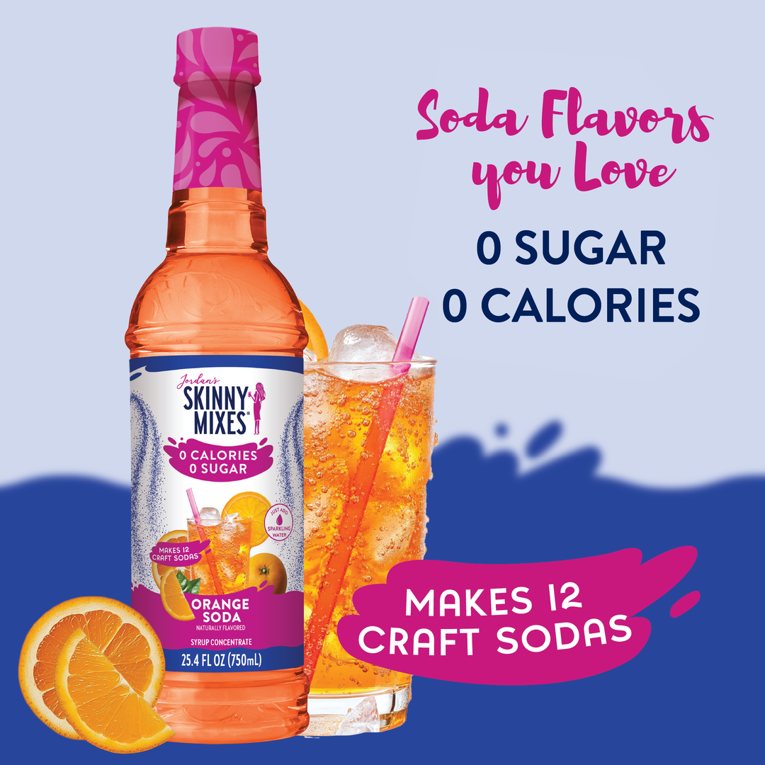 Sugar Free Orange Soda Syrup - Premium drink mix from Jordan's Skinny Mixes - Just $9.59! Shop now at Pat's Monograms