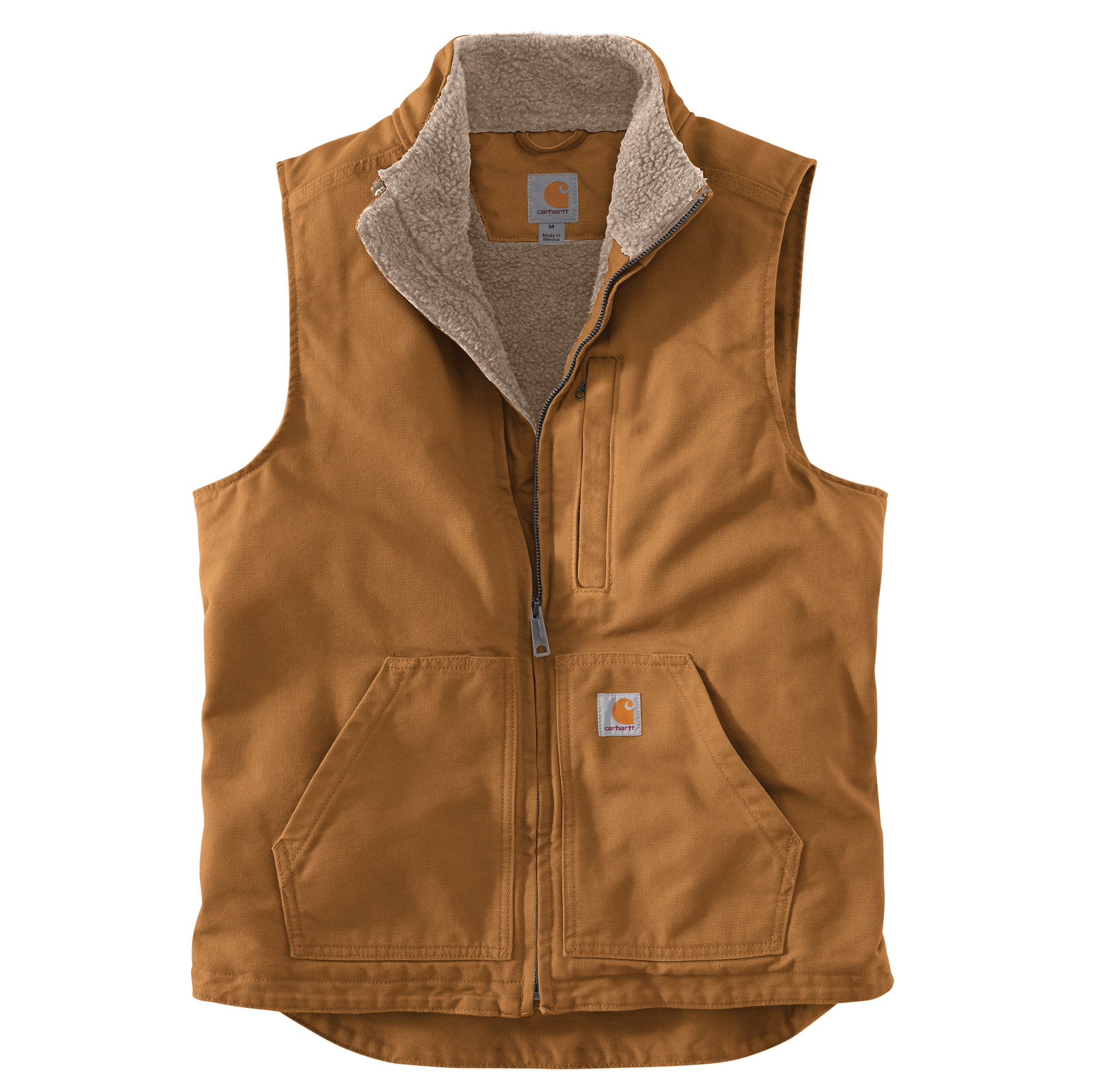 Carhartt® Sherpa-Lined Mock Neck Vest - CT104277 - Premium Outerwear from Carhartt - Just $89.95! Shop now at Pat's Monograms