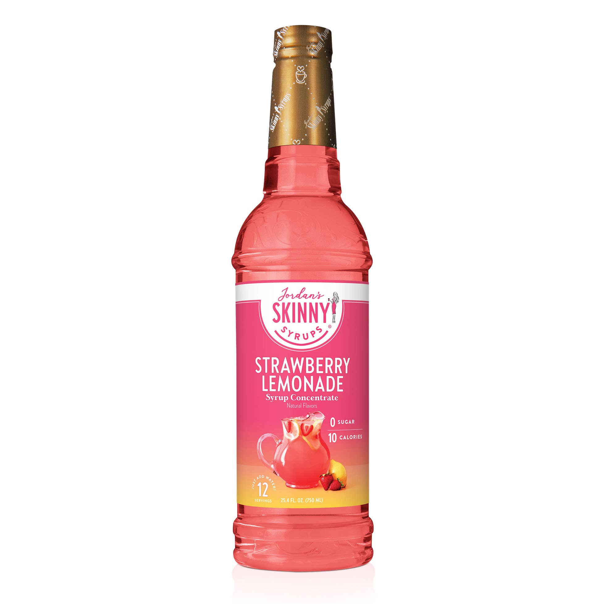 Strawberry Pink Lemonade Syrup Concentrate - Premium drink mix from Jordan's Skinny Mixes - Just $9.59! Shop now at Pat's Monograms