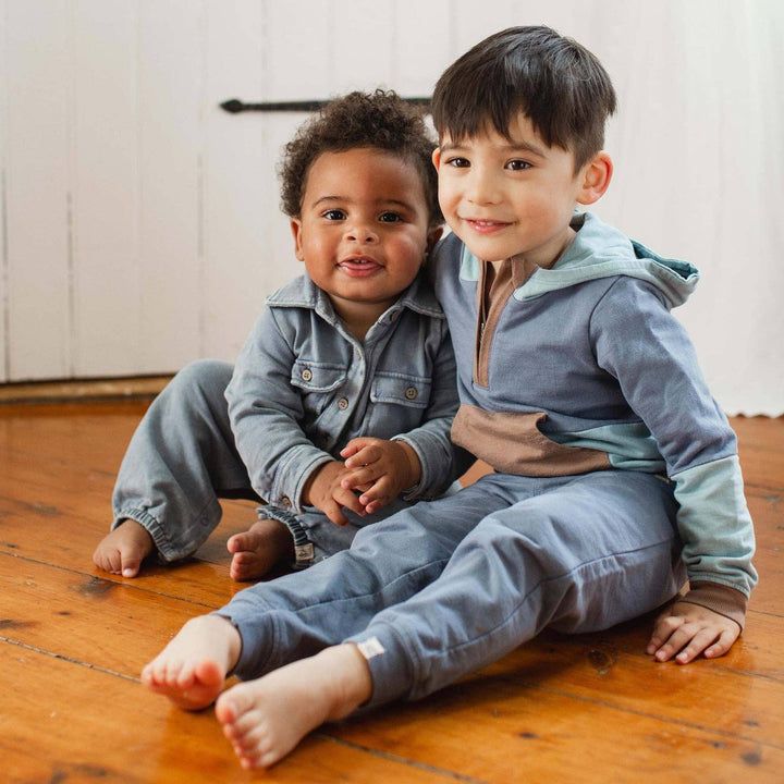 Acid Wash Infant Jumpsuit - Premium Baby & Toddler Outfits from Burt's Bees Baby - Just $24.95! Shop now at Pat's Monograms