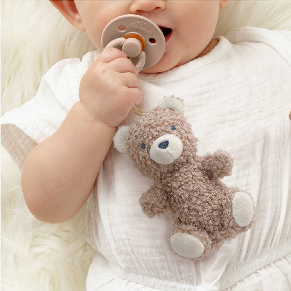 Bitzy Pal Natural Rubber Pacifier & Plush - Premium  from Itzy Ritzy - Just $14.95! Shop now at Pat's Monograms