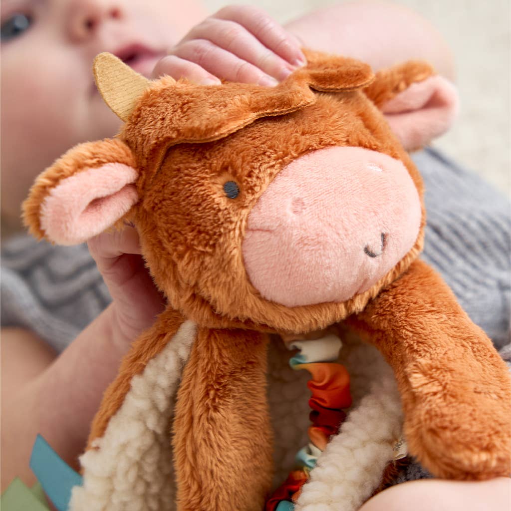 Highland Cow Itzy Friends Lovey™ Plush - Premium Baby Soothers from Itzy Ritzy - Just $13.95! Shop now at Pat's Monograms