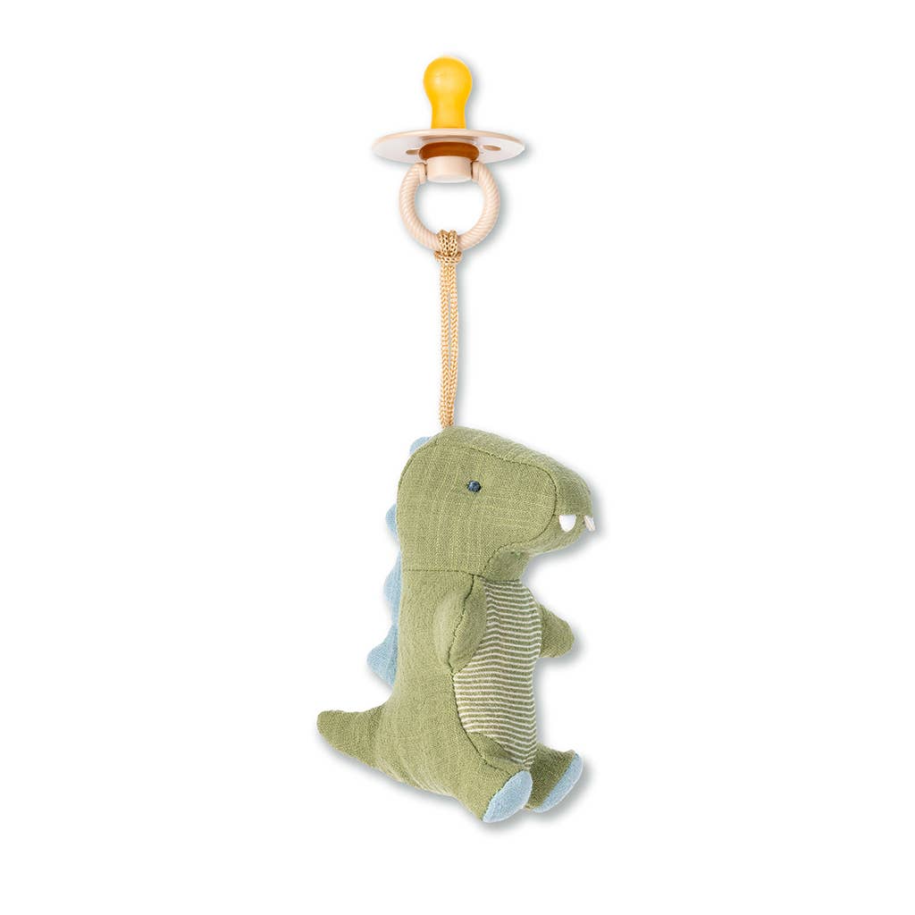 Bitzy Pal Natural Rubber Pacifier & Plush - Premium  from Itzy Ritzy - Just $14.95! Shop now at Pat's Monograms