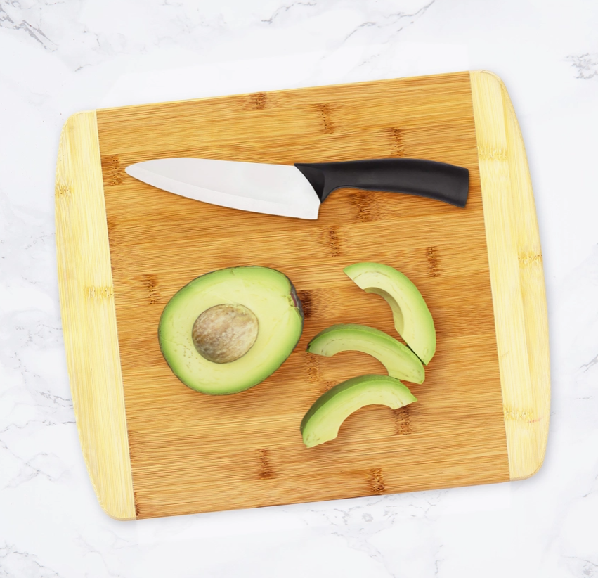 13" Two-Tone Cutting & Serving Board - Premium Cutting Boards from Totally Bamboo - Just $18.95! Shop now at Pat's Monograms