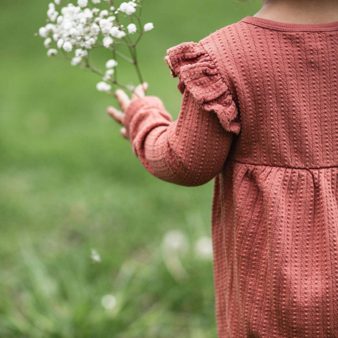 Dotted Rib Infant Jumpsuit - Premium Baby & Toddler Outfits from Burt's Bees Baby - Just $22.95! Shop now at Pat's Monograms