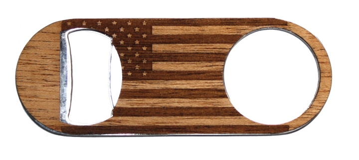 Customizable Wooden Keychain Bottle Opener - Premium barware from WUDN Handcrafted - Just $11! Shop now at Pat's Monograms