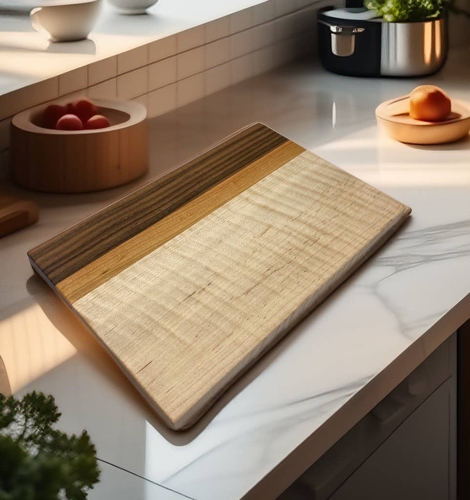 Small Luxury Cutting Board - Maple Variety Pack - Premium Hardwood Cutting Board from 609 Wood Design - Just $54.95! Shop now at Pat's Monograms