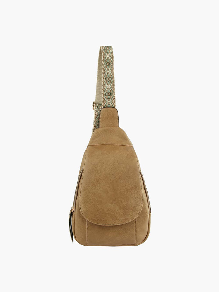 Guitar Strap Accented Crossbody Backpack - Premium handbag from Handbag Factory Corp - Just $42.95! Shop now at Pat's Monograms