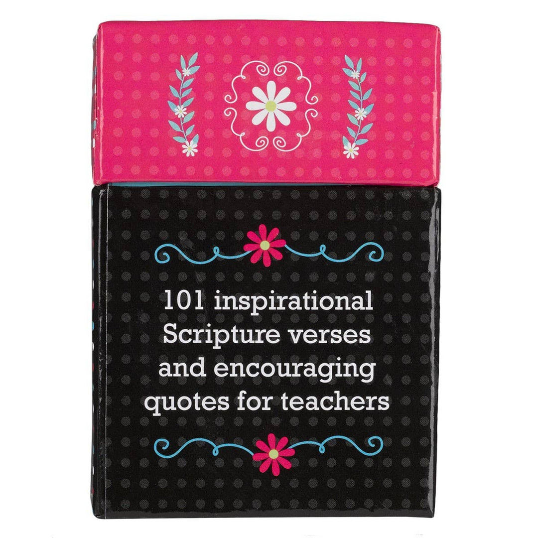 101 Blessings for a #1 Teacher Box of Blessings - Premium Teacher Gift from Christian Art Gifts - Just $4.99! Shop now at Pat's Monograms