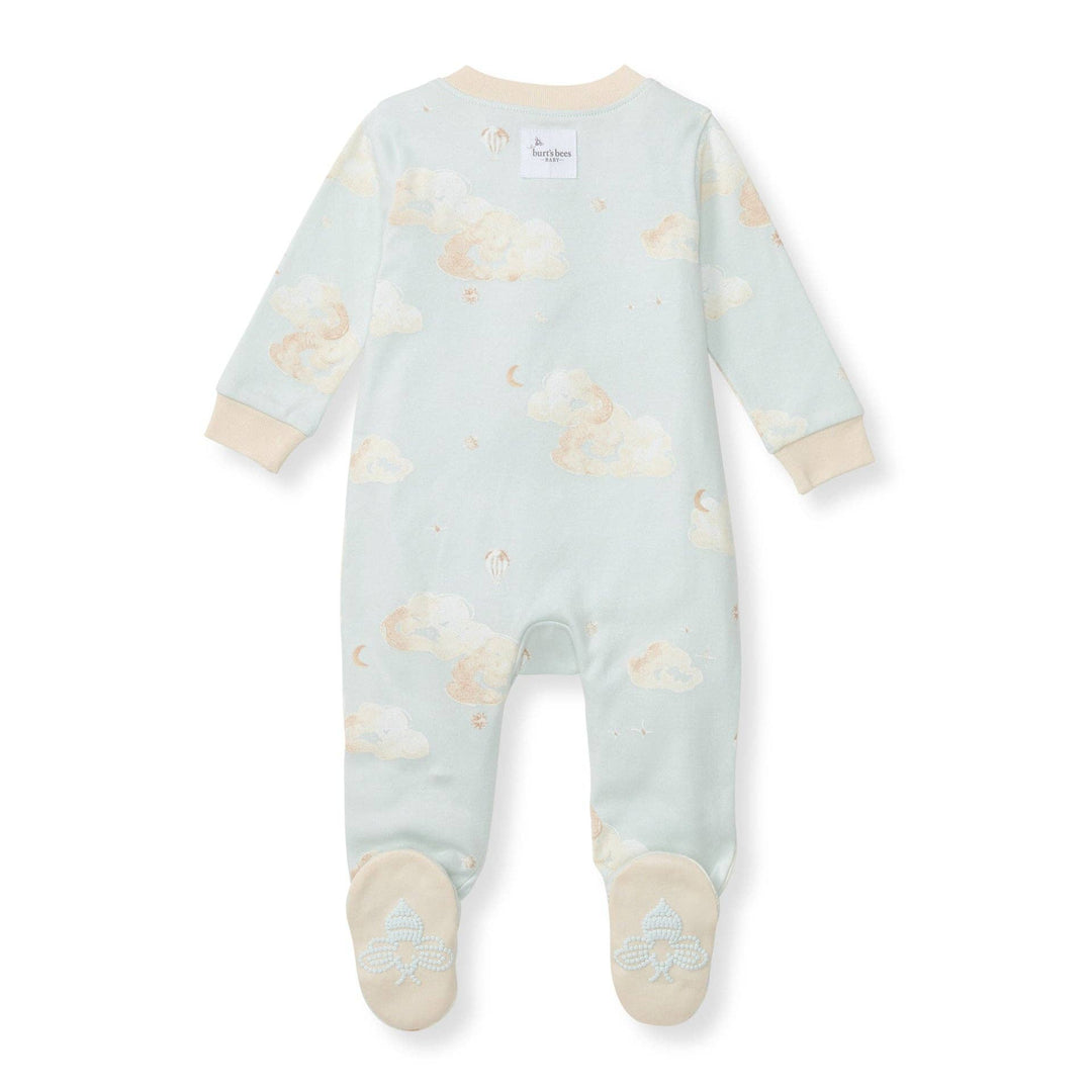 Good Night Sky Organic Cotton Sleep & Play - Ice Flow - Premium Baby Sleepwear from Burt's Bees Baby - Just $14.95! Shop now at Pat's Monograms