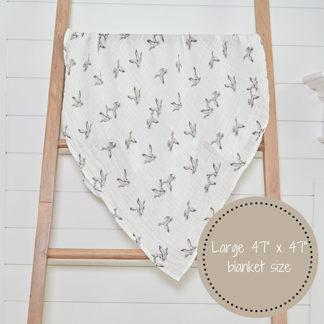 Quackin'up Baby Muslin Swaddle Blanket - Premium Swaddle from LollyBanks - Just $19.95! Shop now at Pat's Monograms