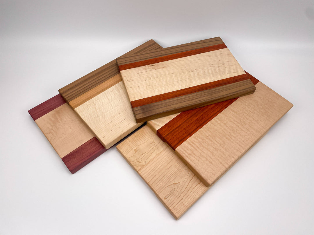 Small Luxury Cutting Board - Maple Variety Pack - Premium Hardwood Cutting Board from 609 Wood Design - Just $54.95! Shop now at Pat's Monograms