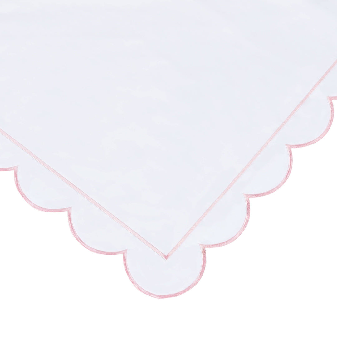 Scallop Frame Embroidered Cotton Percale Euro Sham - Premium Home Textiles from Mélange Home - Just $48.95! Shop now at Pat's Monograms