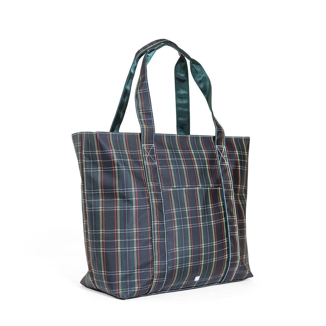 JUMBO TOTE - X-Large Tote CAMBRIDGE PLAID - Premium Bags and Totes from TRVL Design - Just $73.95! Shop now at Pat's Monograms