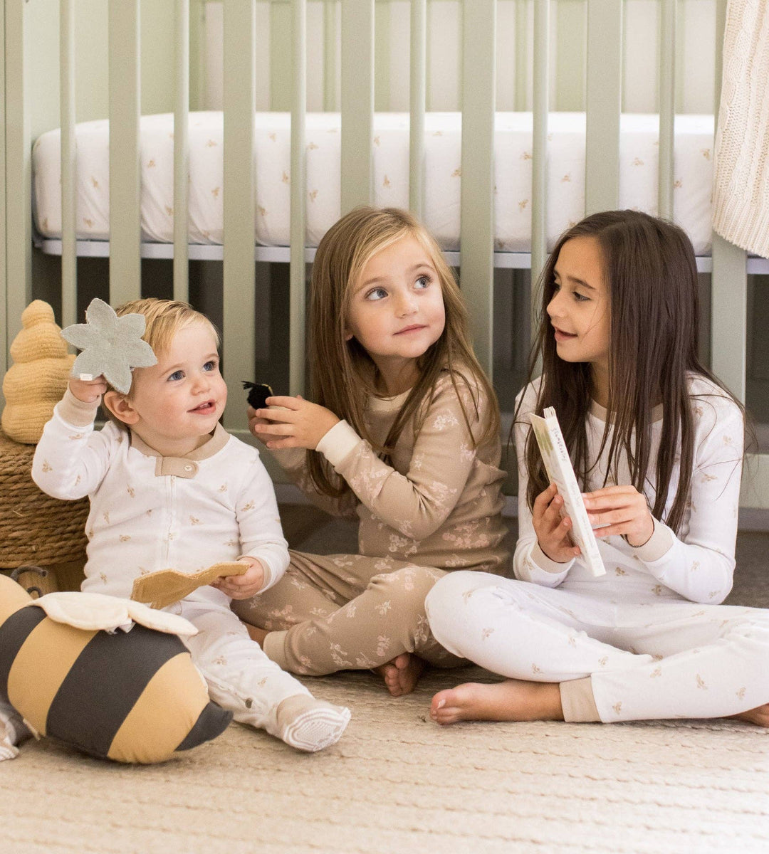 Whimsical Floral Organic Cotton Sleep & Play - Premium Baby & Toddler Outfits from Burt's Bees Baby - Just $14.95! Shop now at Pat's Monograms