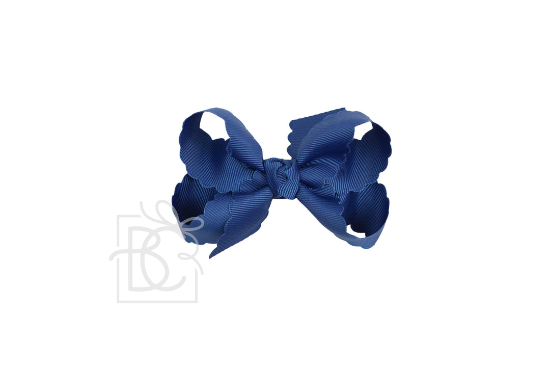 SCALLOPED EDGE BOW - Premium Hair Bows from Beyond Creations, LLC - Just $9.95! Shop now at Pat's Monograms