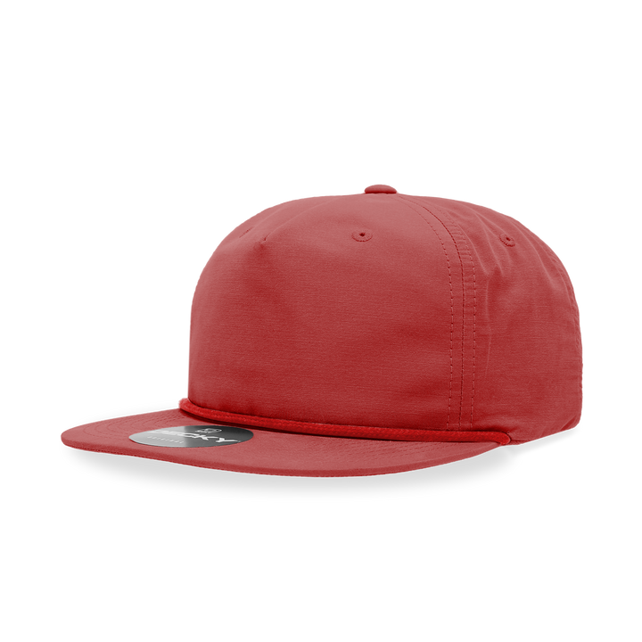 Decky 6032 Classic Rope Cap, 5 Panel Flat Bill Hat, Snapback - Premium Caps from The Park Wholesale - Just $14.95! Shop now at Pat's Monograms