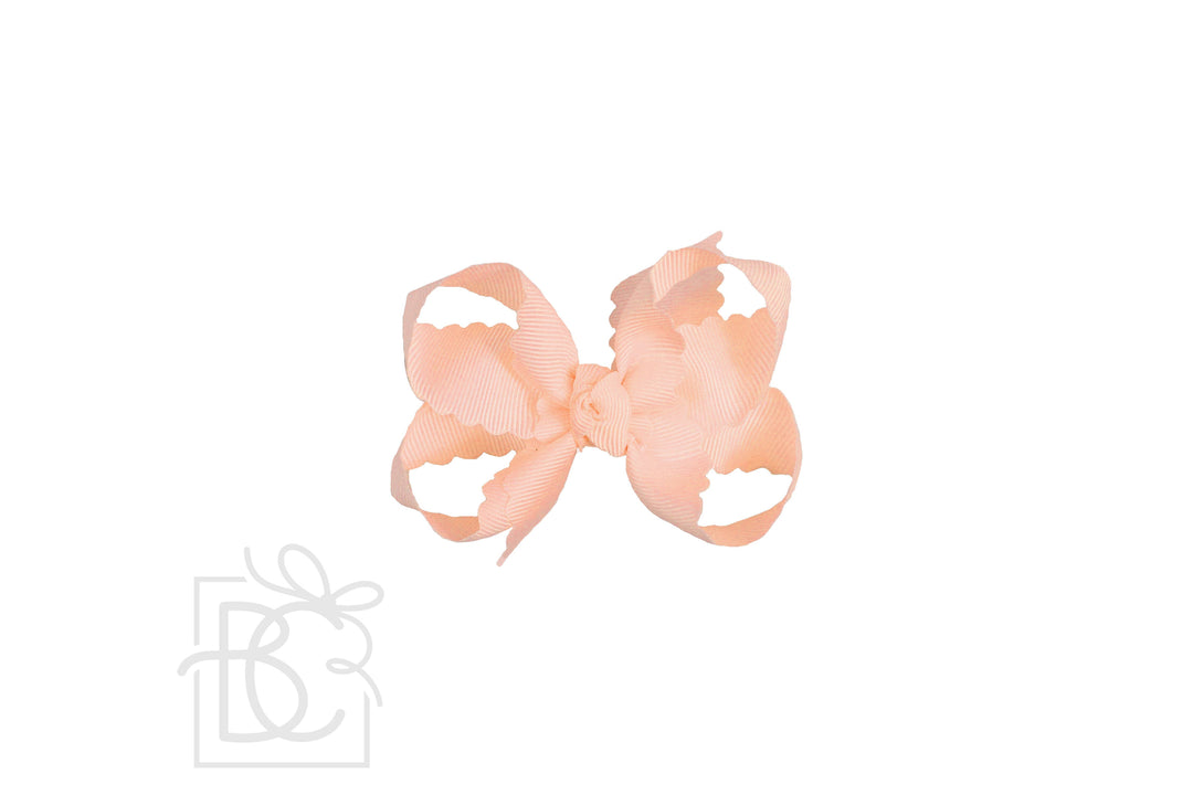 SCALLOPED EDGE BOW - Premium Hair Bows from Beyond Creations, LLC - Just $9.95! Shop now at Pat's Monograms
