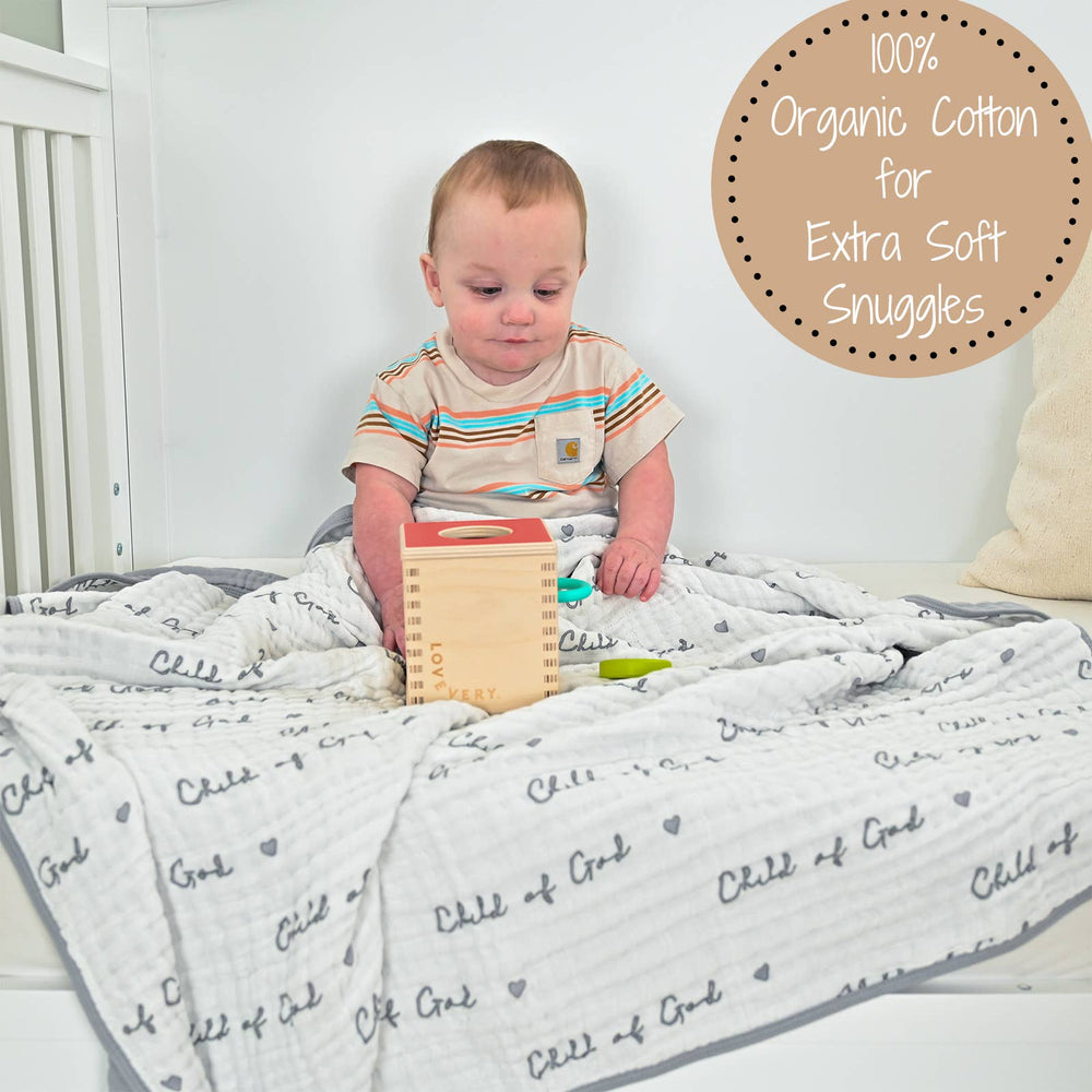 Child Of God Baby Toddler Quilt - Premium Baby Blanket from LollyBanks - Just $34.95! Shop now at Pat's Monograms