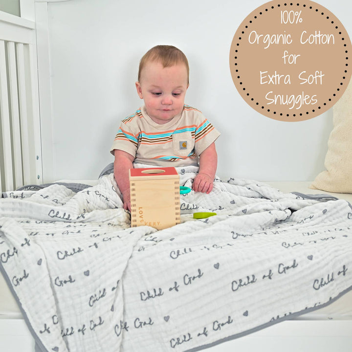 Child Of God Baby Toddler Quilt - Premium Baby Blanket from LollyBanks - Just $34.95! Shop now at Pat's Monograms