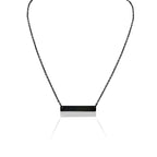 Stainless Steel Blank Bar Necklace - Premium Jewelry from WJW - Just $24.95! Shop now at Pat's Monograms