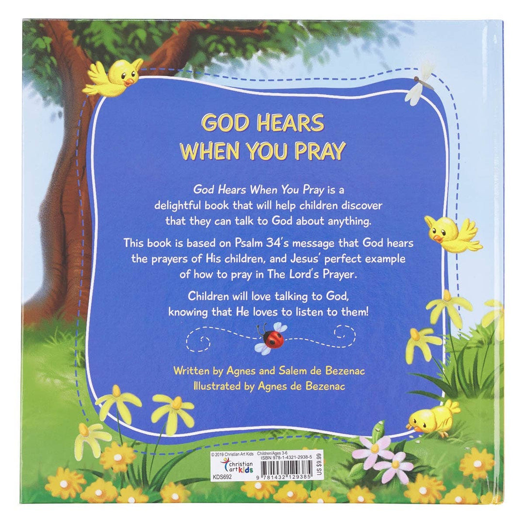 Kid Book God Hears When You Pray Hardcover - Premium Books and Devotionals from Christian Art Gifts - Just $9.95! Shop now at Pat's Monograms