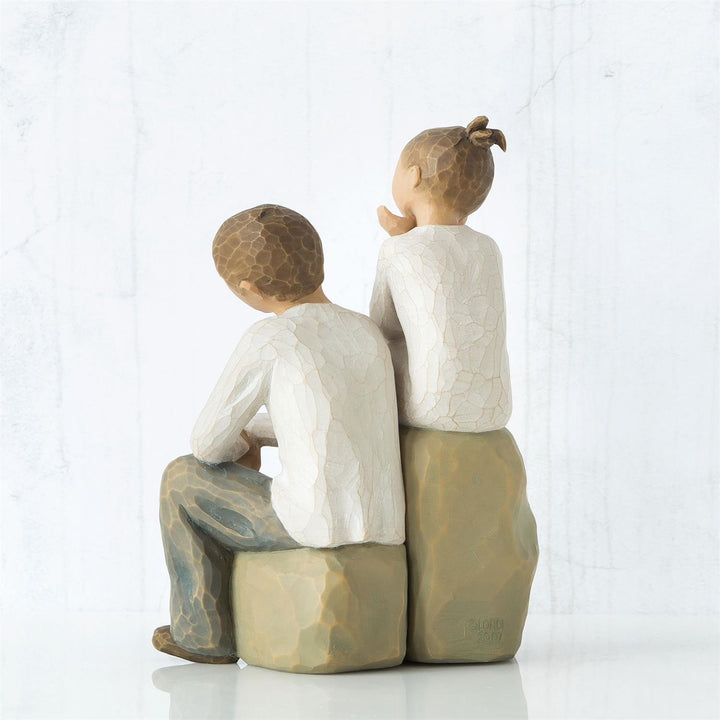 Brother and Sister - Premium Figurines from Willow Tree - Just $54.95! Shop now at Pat's Monograms