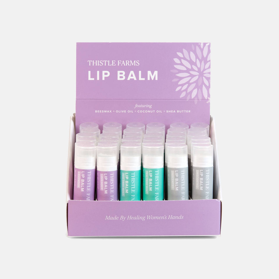 Lip Balm | Lavender, Tea Tree Mint, Unscented - Premium lip balm from Thistle Farms - Just $4.50! Shop now at Pat's Monograms