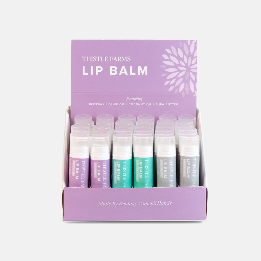 Lip Balm | Lavender, Tea Tree Mint, Unscented - Premium lip balm from Thistle Farms - Just $4.50! Shop now at Pat's Monograms