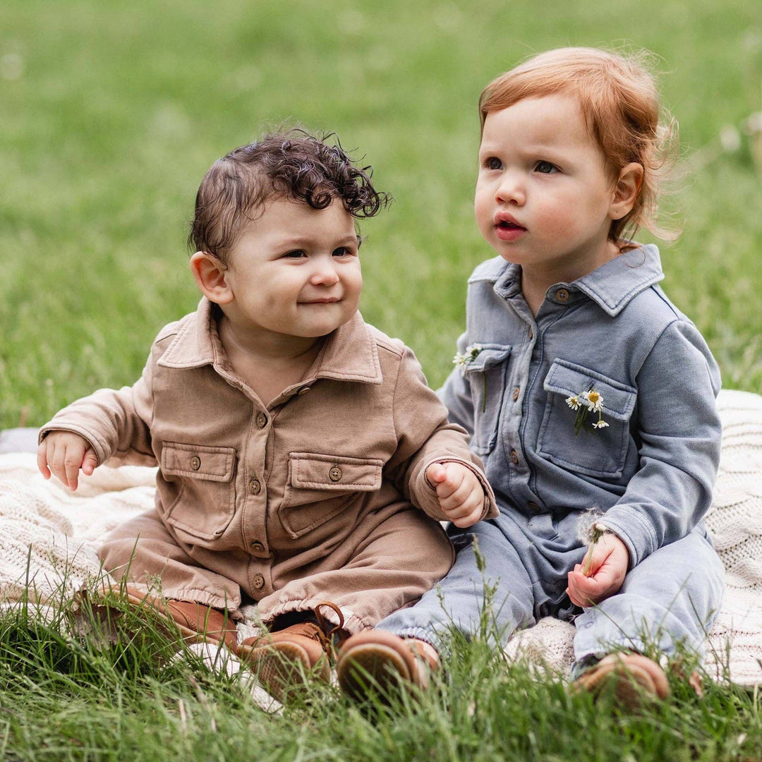 Acid Wash Infant Jumpsuit - Premium Baby & Toddler Outfits from Burt's Bees Baby - Just $25.95! Shop now at Pat's Monograms