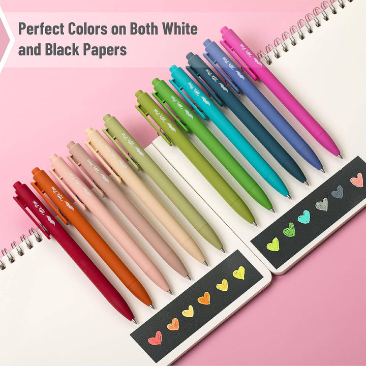 Vintage Gel Pens Retractable 12 Pack - Premium Art supplies from Mr. Pen - Just $10.95! Shop now at Pat's Monograms