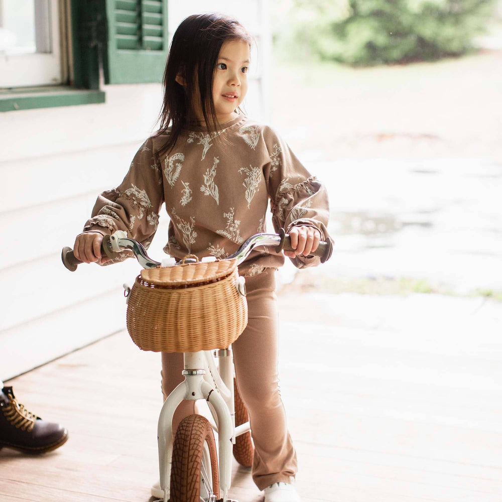 Little Wild Flower Toddler Sweatshirt Set - Premium Baby & Toddler Outfits from Burt's Bees Baby - Just $30! Shop now at Pat's Monograms