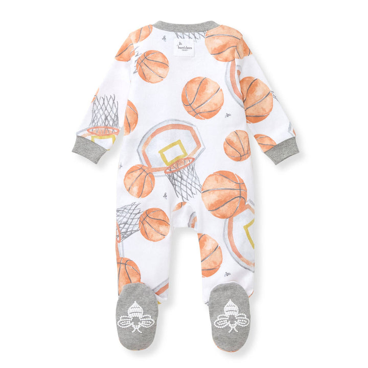 Basketball Sleep & Play - Premium Baby Sleepwear from Burt's Bees Baby - Just $14.95! Shop now at Pat's Monograms