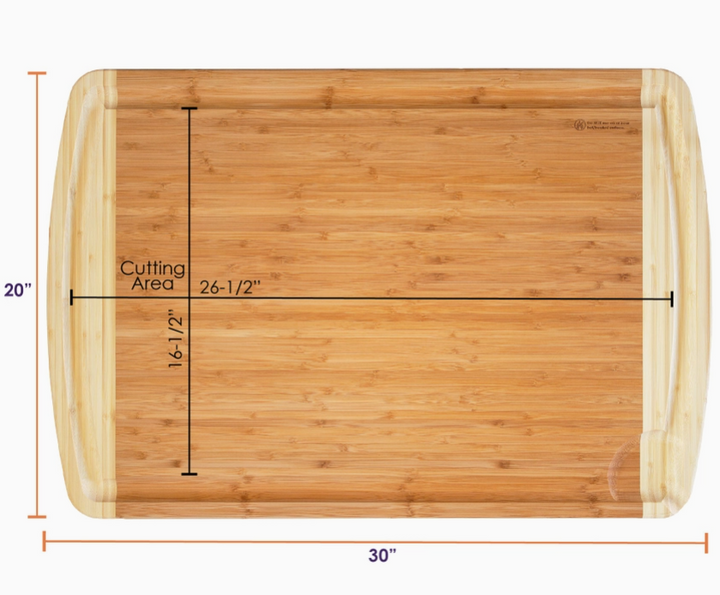 30x20 Stove Cover w/Juice Groove - Premium Cutting Boards from Totally Bamboo - Just $119.95! Shop now at Pat's Monograms