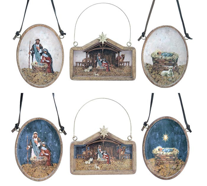 Holy Family Mango Wood Ornaments - Premium Christmas Ornament from Burton and Burton - Just $11.95! Shop now at Pat's Monograms