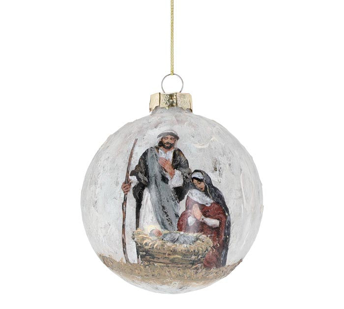 Ornament Divine Impressions Holy Family - Premium Christmas Ornament from Burton and Burton - Just $12.95! Shop now at Pat's Monograms