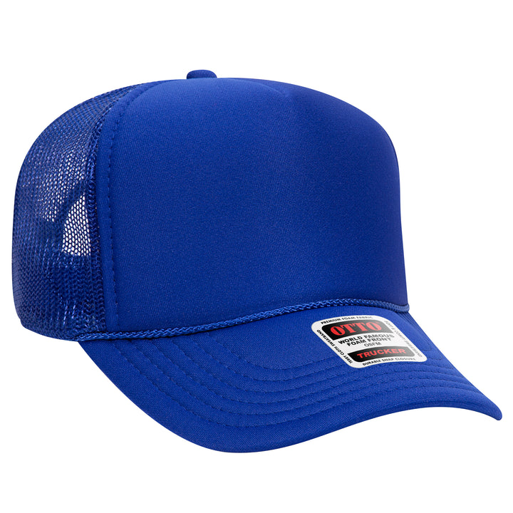 5 Panel Mid Profile Mesh Back Trucker Hat - Premium Trucker Cap from Otto Caps - Just $8! Shop now at Pat's Monograms