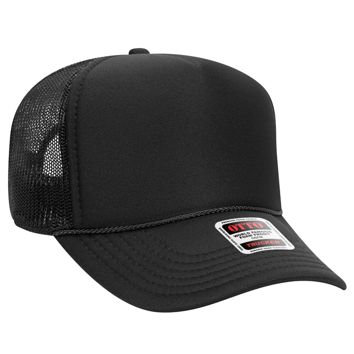 5 Panel Mid Profile Mesh Back Trucker Hat - Premium Trucker Cap from Otto Caps - Just $8! Shop now at Pat's Monograms