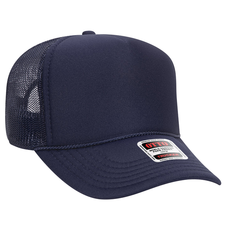 5 Panel Mid Profile Mesh Back Trucker Hat - Premium Trucker Cap from Otto Caps - Just $8! Shop now at Pat's Monograms