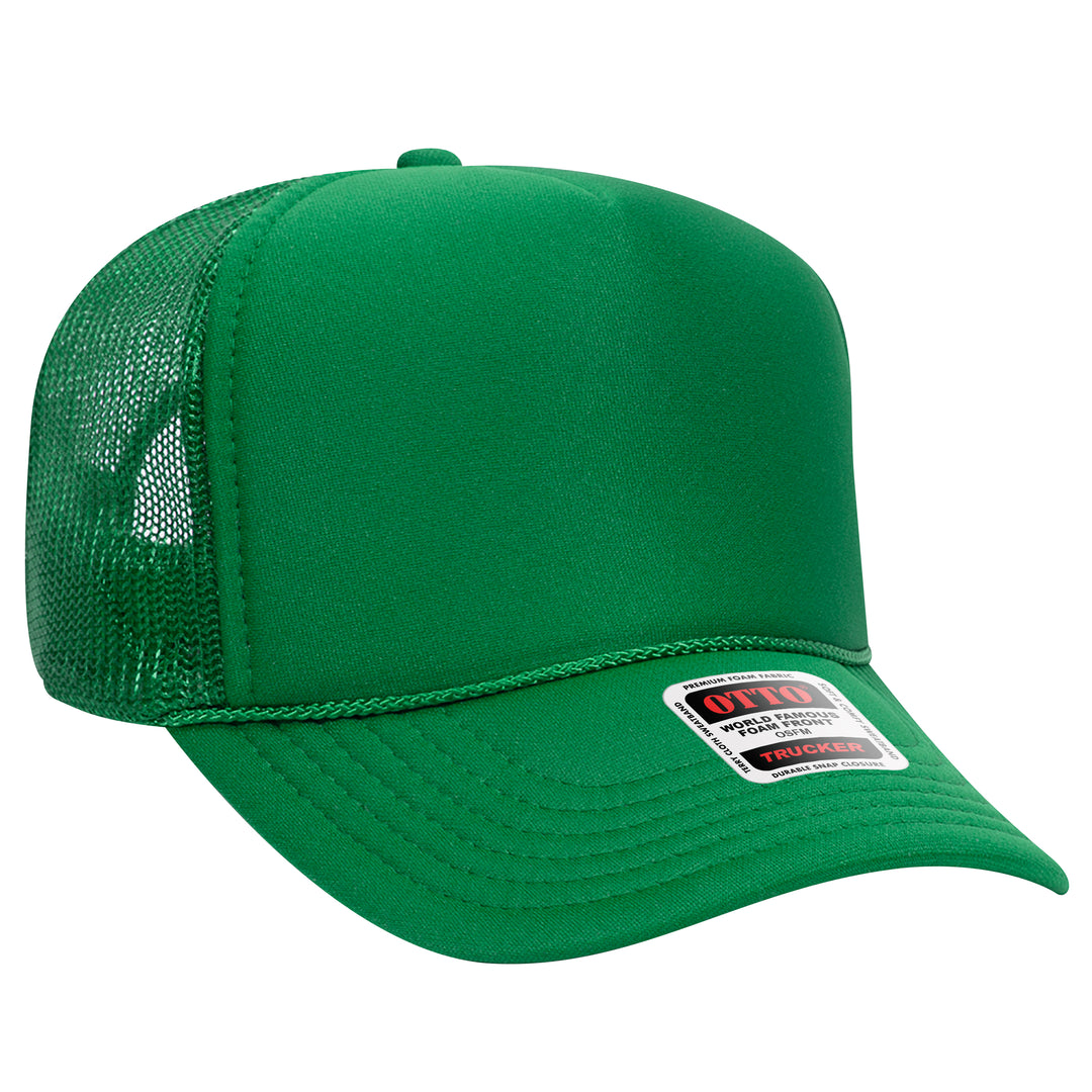 5 Panel Mid Profile Mesh Back Trucker Hat - Premium Trucker Cap from Otto Caps - Just $8! Shop now at Pat's Monograms