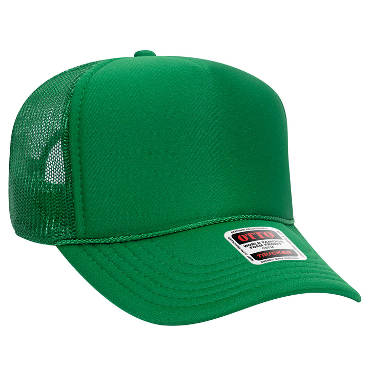 5 Panel Mid Profile Mesh Back Trucker Hat - Premium Trucker Cap from Otto Caps - Just $8! Shop now at Pat's Monograms