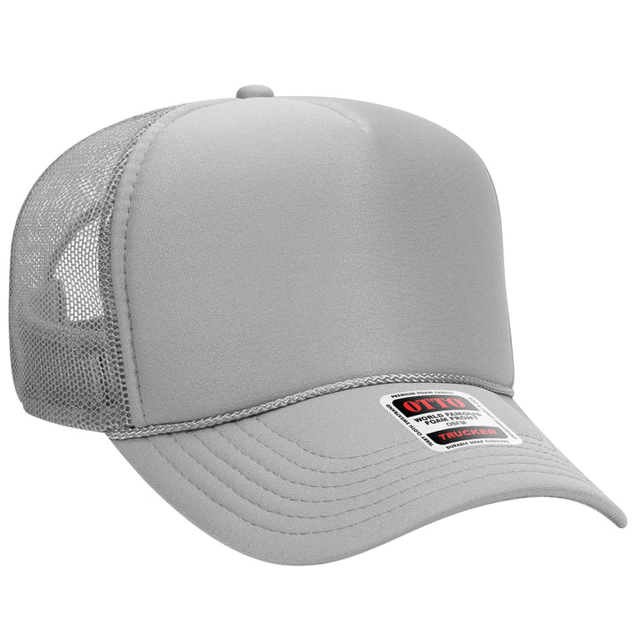 5 Panel Mid Profile Mesh Back Trucker Hat - Premium Trucker Cap from Otto Caps - Just $8! Shop now at Pat's Monograms